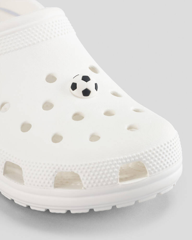 Crocs Textured Soccer Ball Jibibtz for Unisex