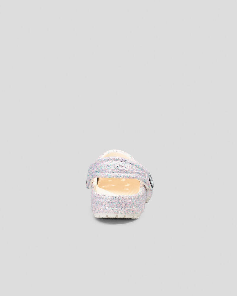 Crocs Toddlers' Glitter Clogs for Unisex