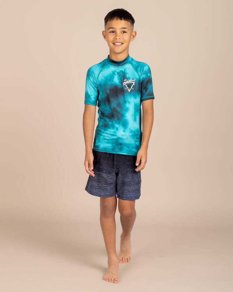 Skylark Boys' Frequency Short Sleeve Rash Vest for Mens