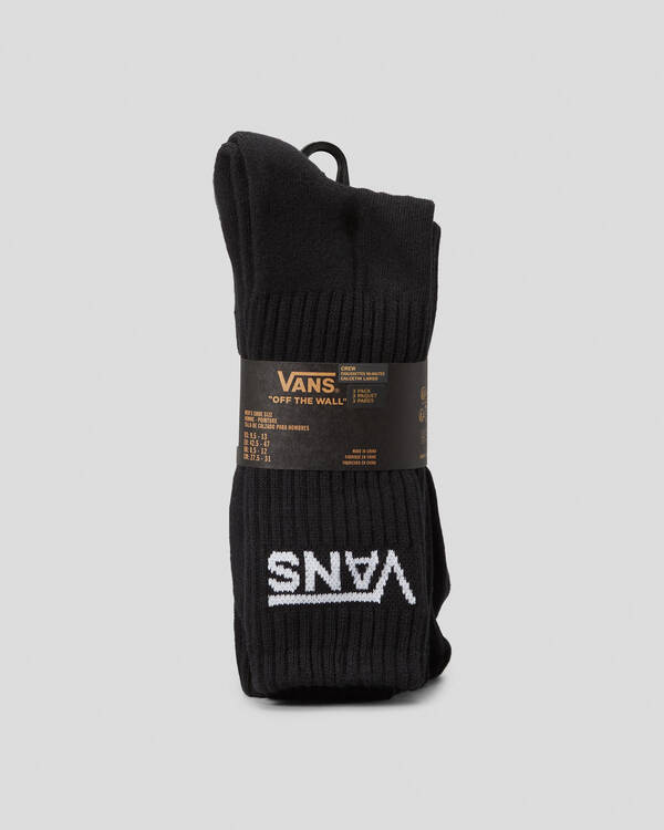 Vans Classic Crew Socks 3 Pack for Mens