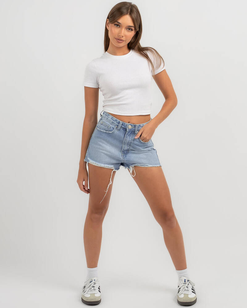 DESU Kelsey Denim Shorts for Womens