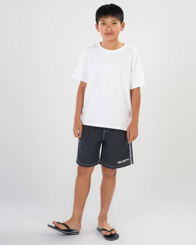 Rusty Boys' Flip Daddy Elastic Board Shorts for Mens