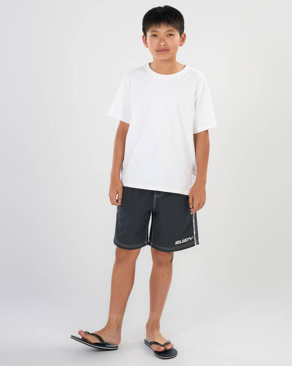 Rusty Boys' Flip Daddy Elastic Board Shorts for Mens