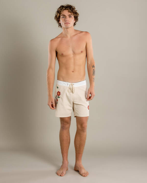 Rhythm Heritage Flower Trunk Board Shorts for Mens