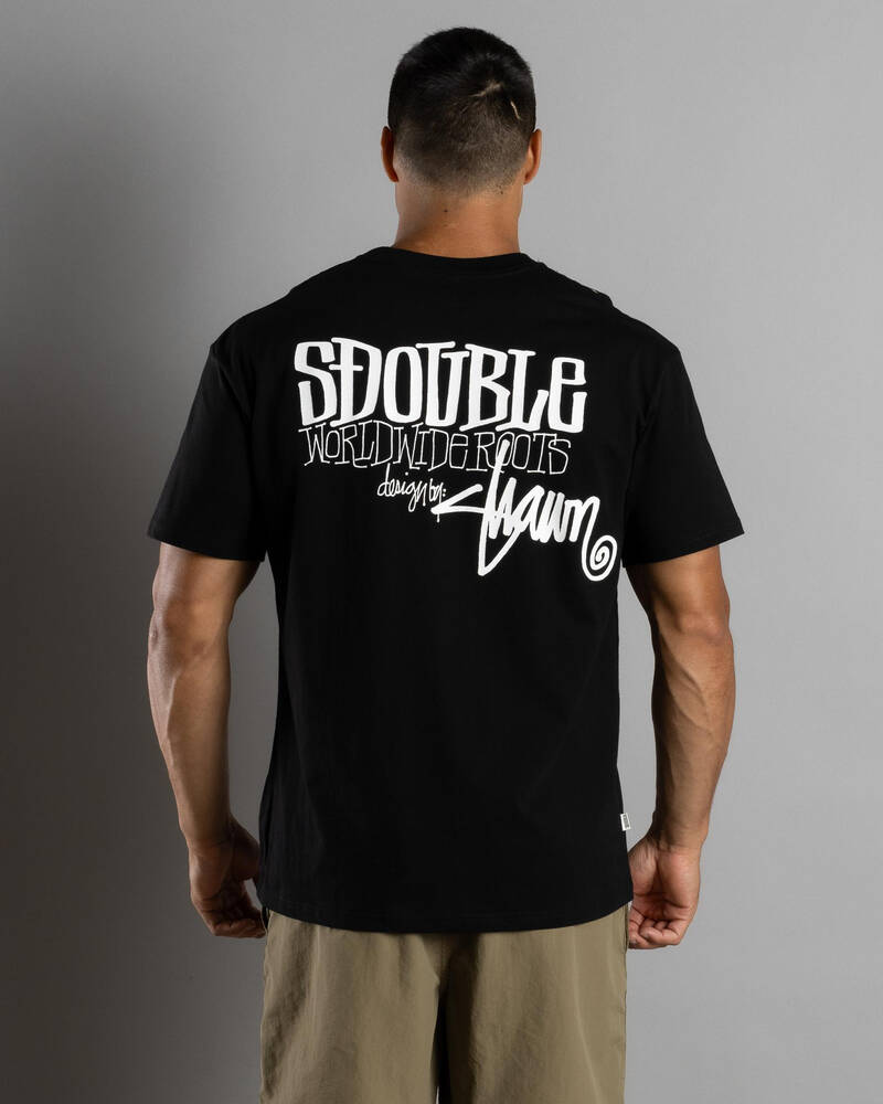 S-Double World Wide Roots T-Shirt for Mens