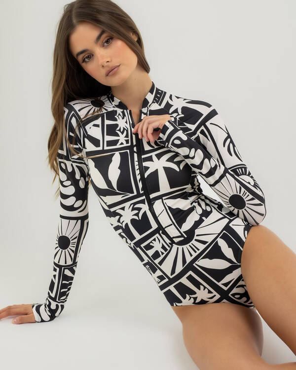 Rip Curl Santorini Sun UPF Long Sleeve Surfsuit for Womens