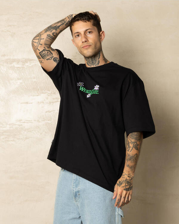 Wrangler Daisies Boxcar T-Shirt for Mens