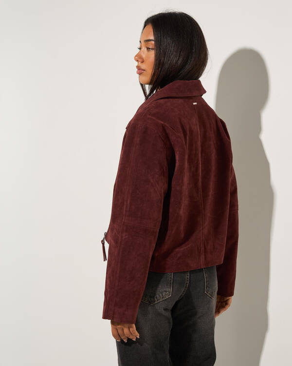 Ava And Ever Mustang Faux Suede Jacket for Womens