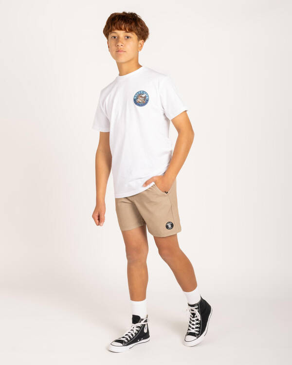 Salty Life Boys' Treaty Elastic Waist Shorts for Mens