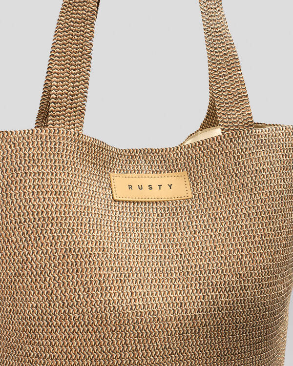 Rusty Gisele Straw Bag for Womens