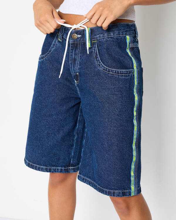 Rusty Flip Mommy Denim Shorts for Womens
