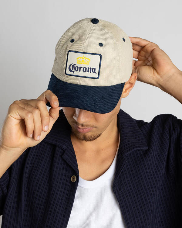 Corona Corona Logo Cord Strapback Cap for Mens