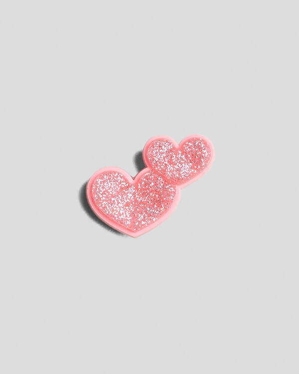 Crocs Glitter Heart Duo Jibbitz for Mens