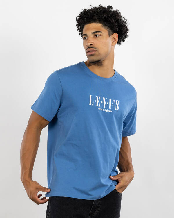 Levi's Serif Logo Relaxed Fit T-Shirt for Mens