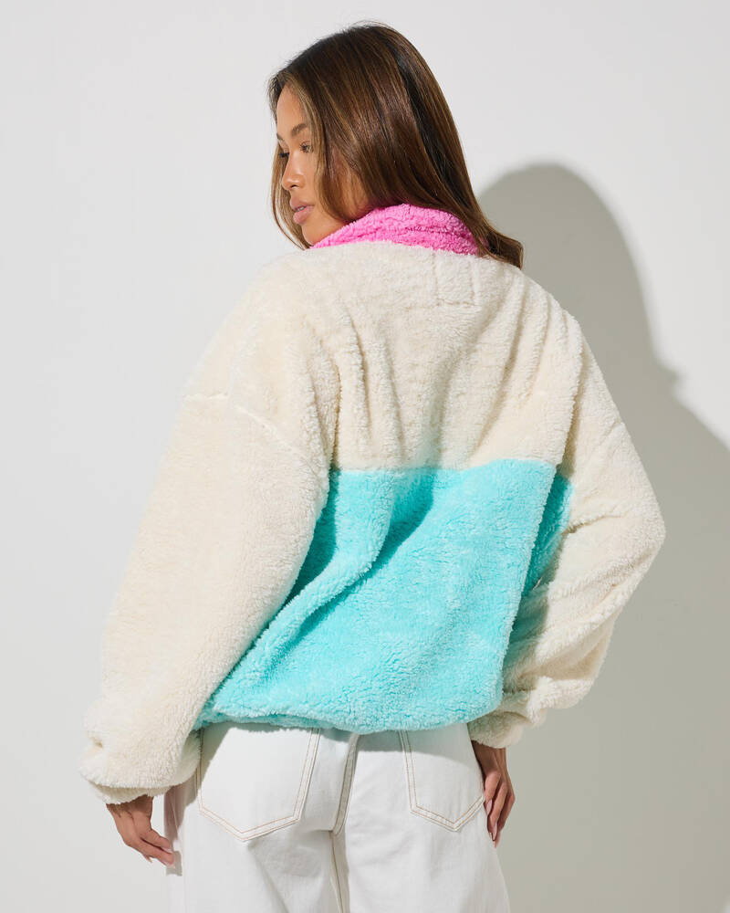 Rip Curl Block Party II Polar Fleece Zip Through for Womens
