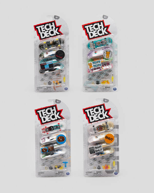 Tech Deck Tech Deck 4 Pack for Mens