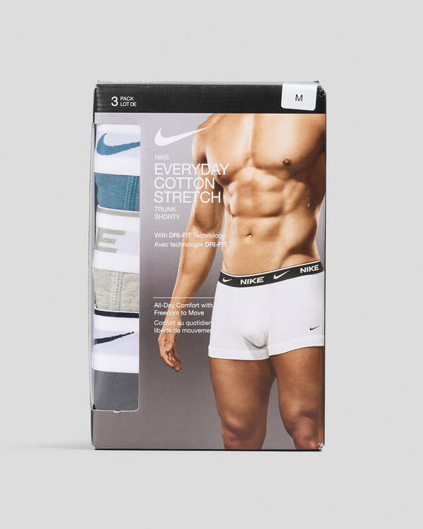 Nike Everyday Cotton Stretch Trunk 3 Pack for Mens