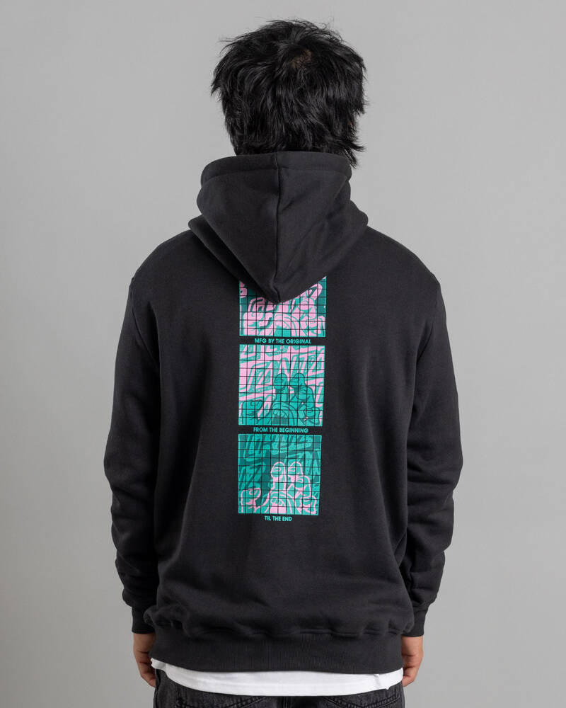 Santa Cruz Stacked Handled Strip Front Hoodie for Mens