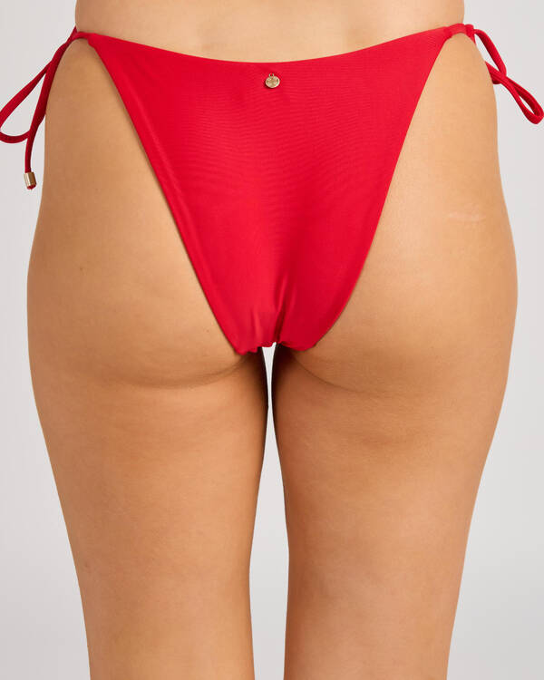 Rhythm Classic Tie Side High Cut Bikini Bottom for Womens