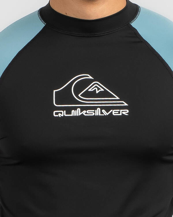 Quiksilver On Tour Long Sleeve Rash Vest for Mens