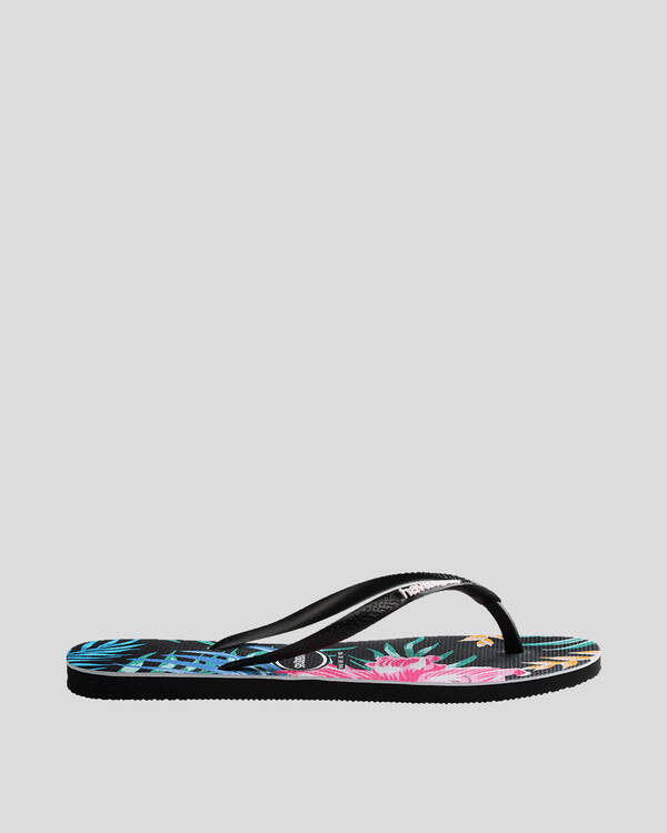 Havaianas Kids' Slim Floral Palm Thongs for Womens