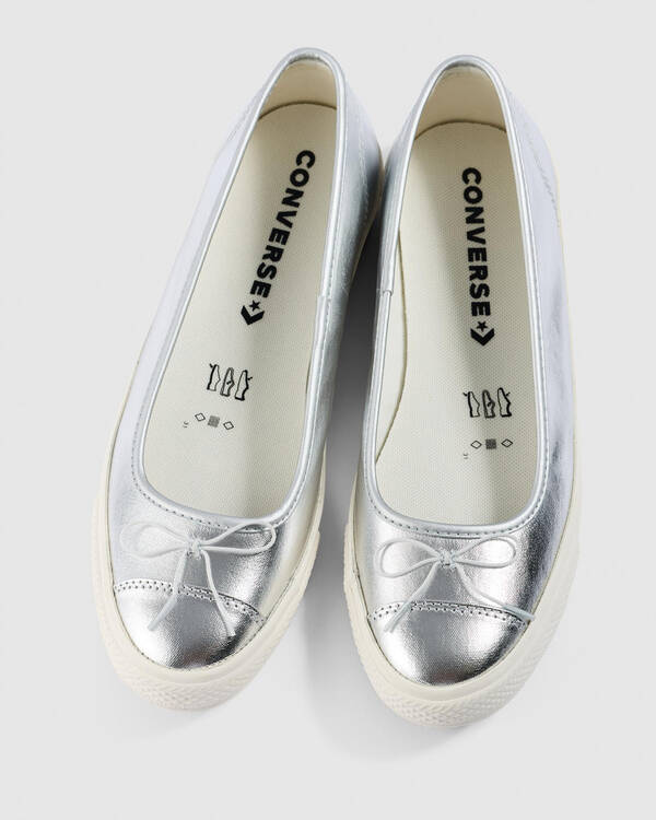 Converse Women's Chuck Taylor All Star Dainty Ballerina Metallic Shoes for Womens