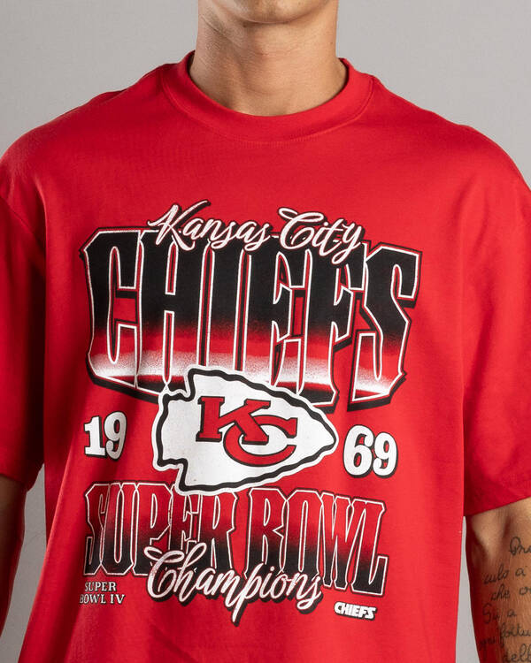 Majestic Kansas City Chiefs Super Bowl Champs T-Shirt for Mens