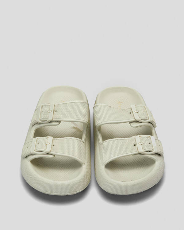 Ava And Ever Cove Double Buckle Slide Sandals for Womens