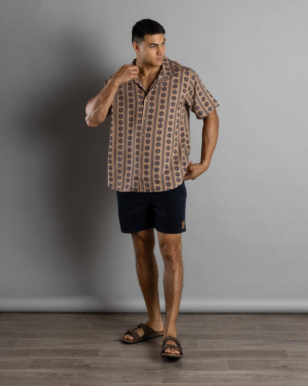 RVCA Daisied Short Sleeve Shirt for Mens