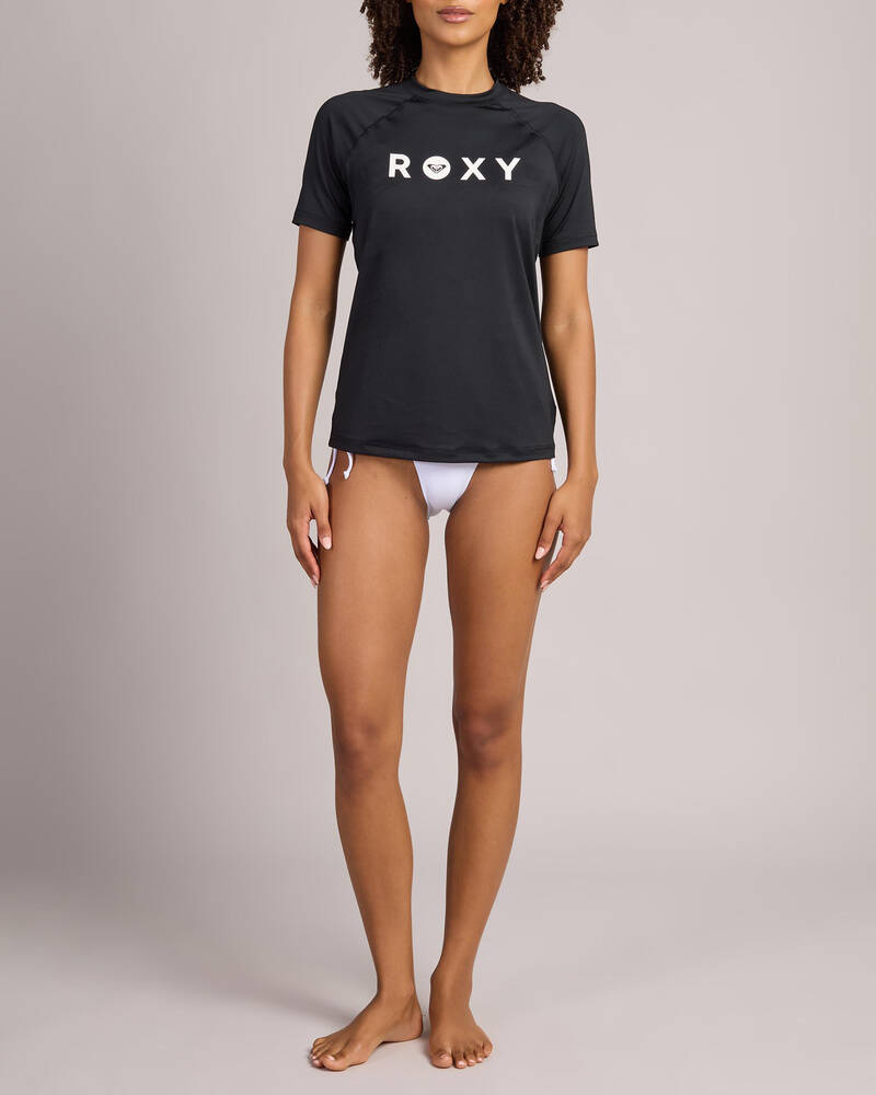 Roxy Essential Lycra Short Sleeve Rash Vest for Womens
