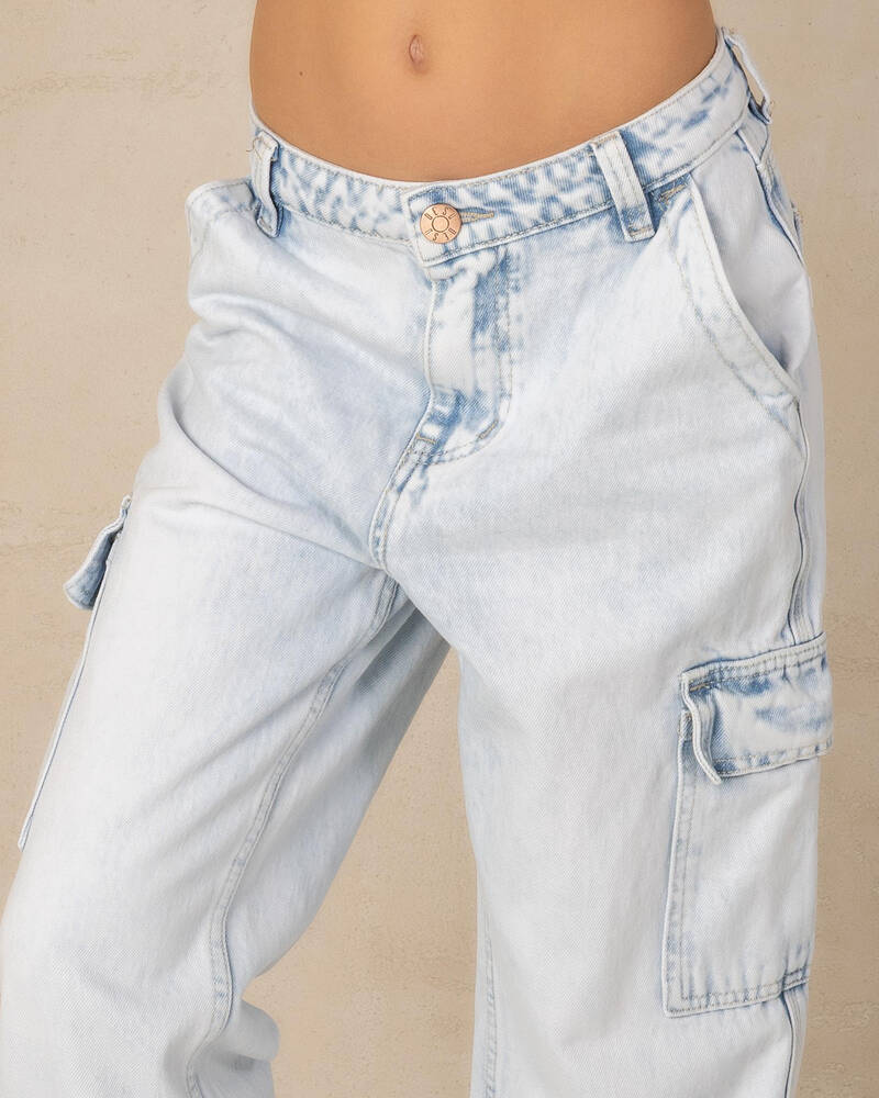 DESU Girls' Elkie Cargo Jeans for Womens