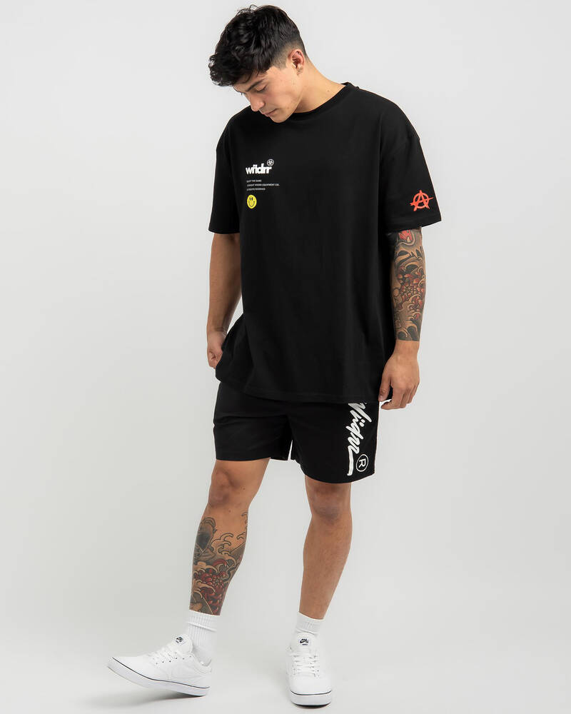 Wndrr Illegible Box Fit T-Shirt for Mens