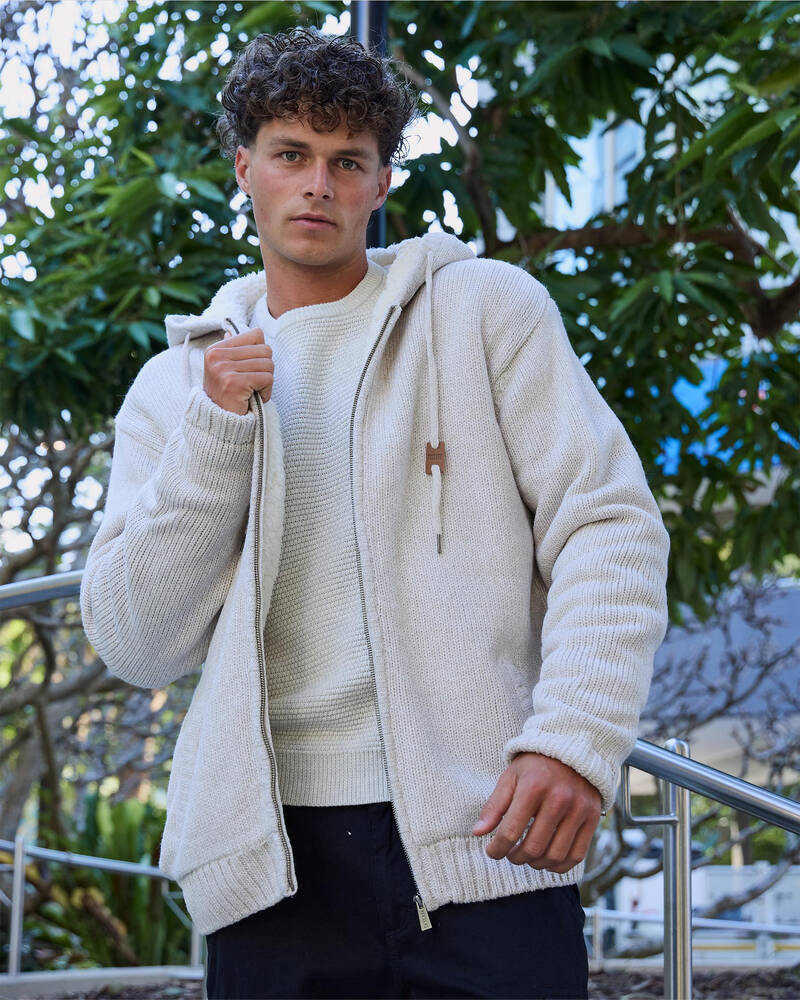 Skylark Limit Hooded Knit Jumper for Mens