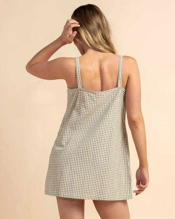 Rhythm Lola Check Slip Dress for Womens