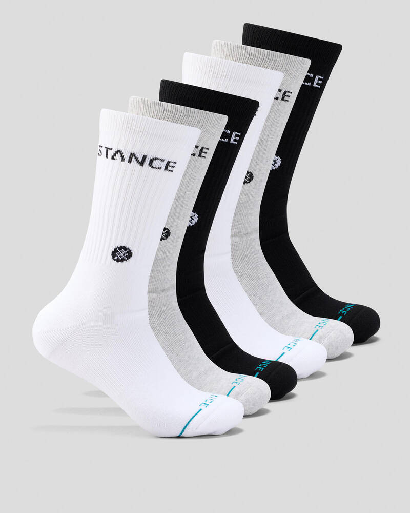 Stance Origin Crew Socks 6 Pack for Mens