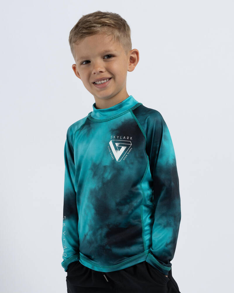 Skylark Toddlers' Emerged Long Sleeve Rash Vest for Mens