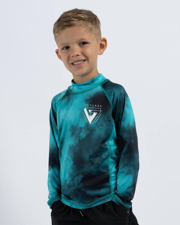 Skylark Toddlers' Emerged Long Sleeve Rash Vest for Mens