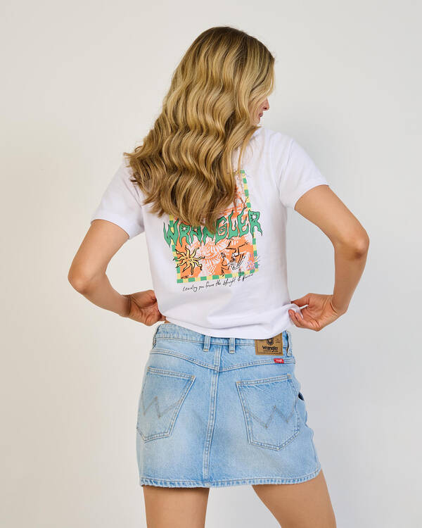 Wrangler Mid Mini Skirt for Womens