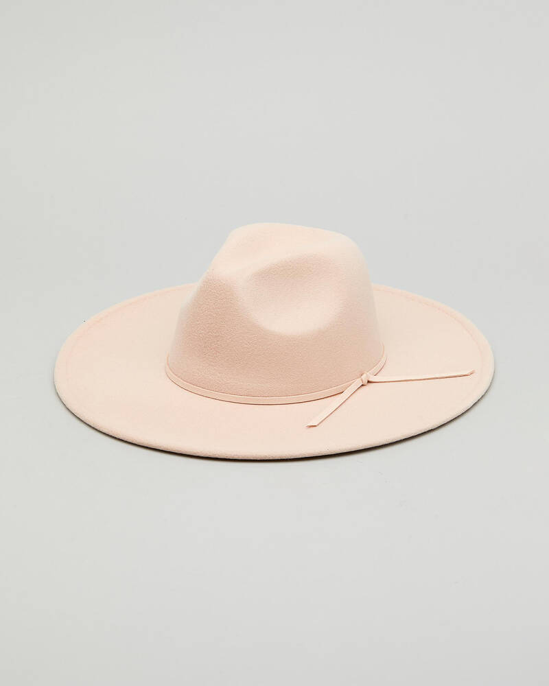 Mooloola Archie Wide Brim Felt Hat for Womens