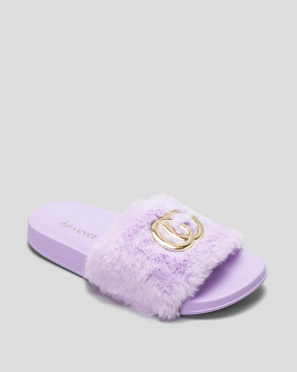 Ava And Ever Girls' Hearsay Slide Sandals for Womens