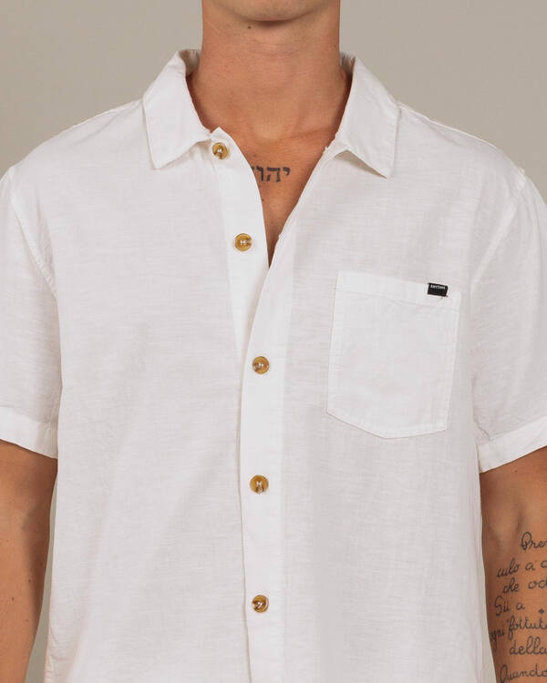 Rhythm Flag Short Sleeve Shirt for Mens