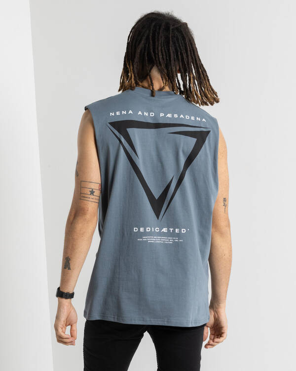 Nena & Pasadena Alarm Relaxed Muscle Tank for Mens