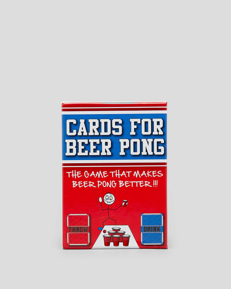 Get It Now Cards for Beer Pong Game for Unisex