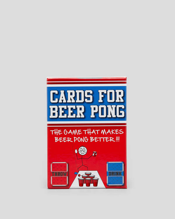 Get It Now Cards for Beer Pong Game for Unisex