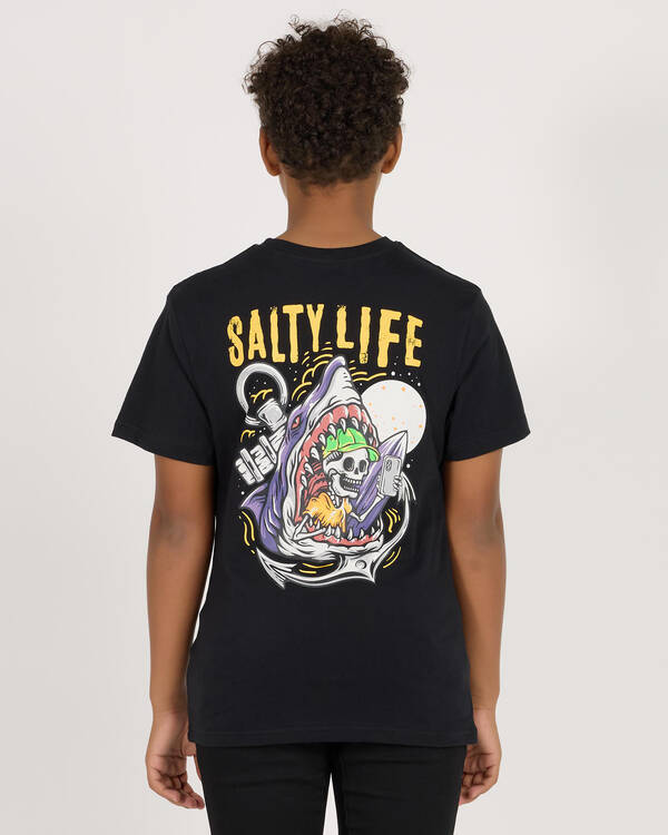 Salty Life Boys' Snap T-Shirt for Mens