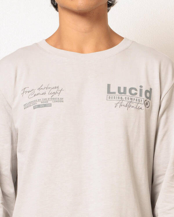 Lucid Overlay Long Sleeve T-Shirt for Mens