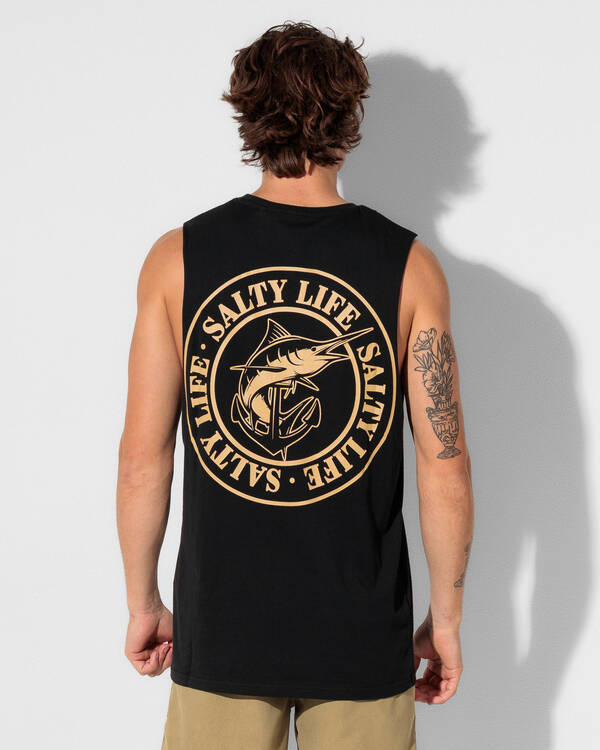Salty Life Once Bitten Muscle Tank for Mens