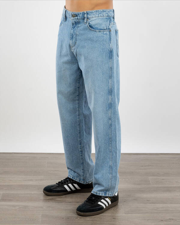 Wrangler Slacker Relaxed Straight Jeans for Mens