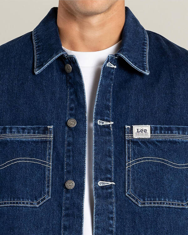 Lee Denim Chore Jacket for Mens