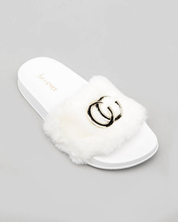 Ava And Ever Girls' Hearsay Slide Sandals for Womens